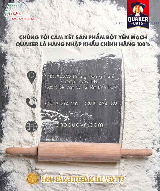 Bột yến mạch quaker